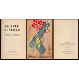 John Gardner Licence Renewed. A James Bond novel. Published by Jonathan Cape and Hodder Stoughton.