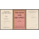 Lake Aske The High and the Lowly. Poems. Published by The Fortune Press, London. Signed on the title