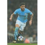 Football Kyle Walker signed Manchester City 12x8 colour photo. Kyle Andrew Walker (born 28 May 1990)