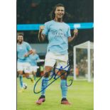 Football Nathan Ake signed Manchester City 12x8 colour photo. Nathan Benjamin Ake (born 18