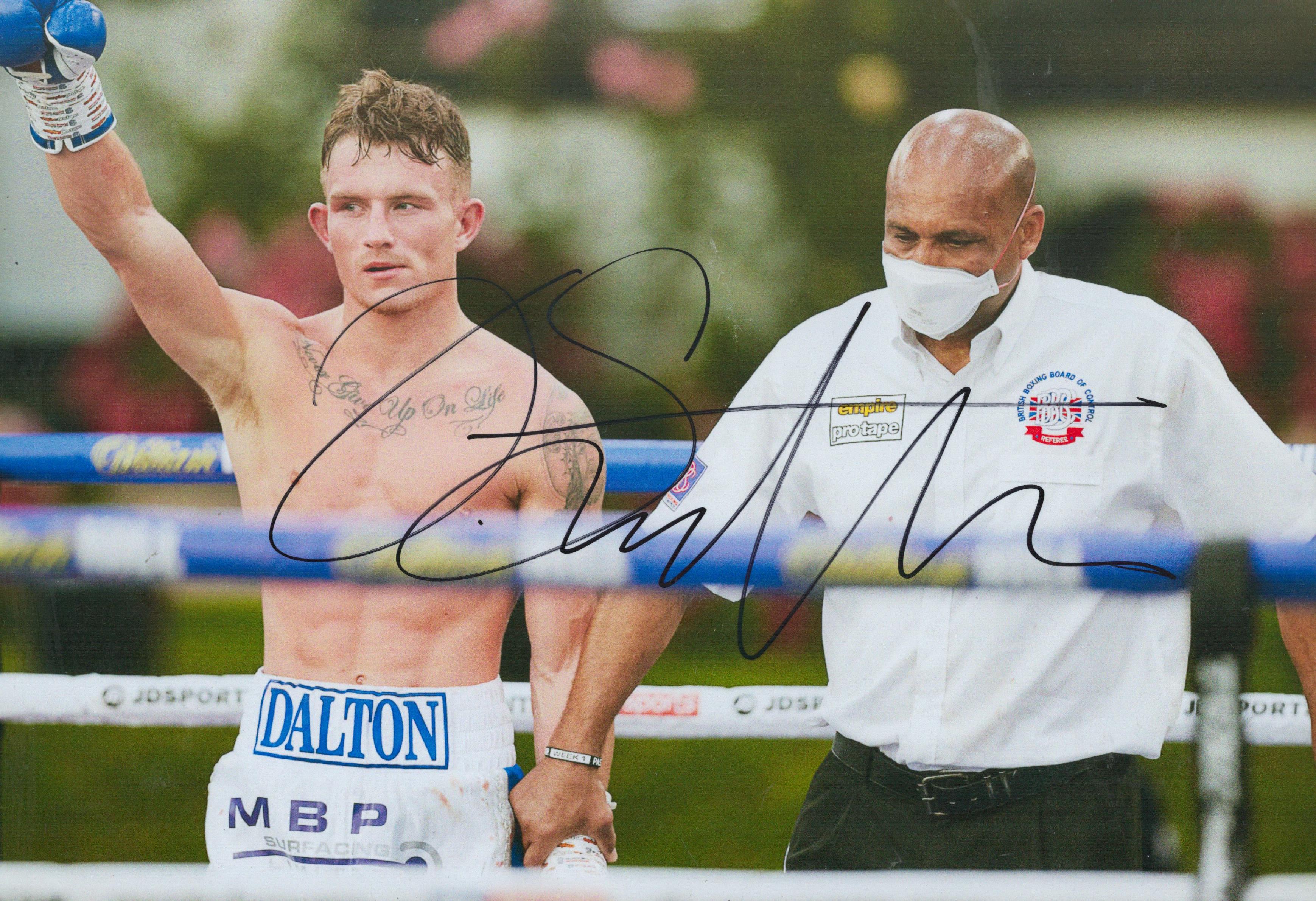 Boxing Dalton Smith signed 12x8 colour photo. Dalton Smith (born 8 February 1997) is an English