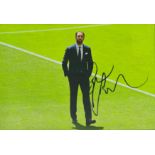 Football Gareth Southgate signed England 12x8 colour photo. Gareth Southgate OBE (born 3 September