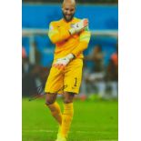 Football Tim Howard signed USA 12x8 colour photo. Timothy Matthew Howard (born March 6, 1979) is