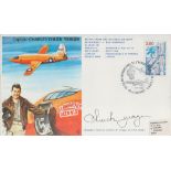 Sound Barrier Brig Chuck Yeager signed on his own Historic Aviators cover. Brigadier General Charles