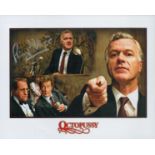 Bond Actor, Philip Voss signed 10x8 colour promo photograph pictured as he plays an auctioneer in