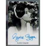 James Bond. Eunice Gayson (Sylvia Trench in From Russia With Love) Signed 007 Trading Card. Good