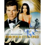 James Bond. Carole Bouquet (Melina Havelock in the James Bond film For Your Eyes Only) Signed 10 x 8