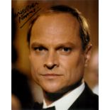 Christopher Neame James Bond actor signed 10 x 8 colour portrait photo. Good Condition. All