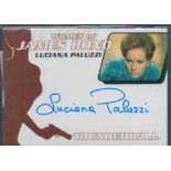 Luciano Paluzzi signed 4x3 inches Thunderball women of James Bond trading card. Good Condition.