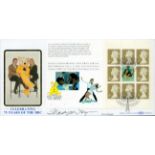 Terry Wogan signed 75 years of the BBC FDC. 23,9,97 London W1 postmark. Good condition. All