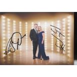 Torvill & Dean. 7x5 picture of the sporting National Treasures. Good condition. All autographs are
