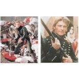 Sean Bean - Sharpe. A pair of 10x8 picture in character. Very faint signature on one of them. Good