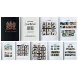 Stamps. Stanley Gibbons Stamp Album With GB Mint Stamps. Face Value £270+. Slipcase Included. Good