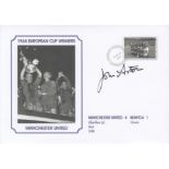 Football autographed John Aston Commemorative Cover: A Superbly Designed Modern Commemorative Cover,