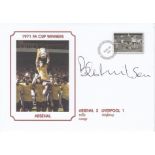 Football autographed Bob Wilson Commemorative Cover: A Superbly Designed Modern Commemorative Cover,