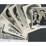 Comedy, a collection of 9 signed vintage photos, some dedicated. Mostly 5.5x3.5, a couple smaller,