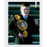 Ricky Hatton Boxing Champion Signed 8x10 Photo. Good condition. All autographs are genuine hand