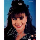 Paula Abdul Singer Signed 8x10 Photo. Good condition. All autographs are genuine hand signed and