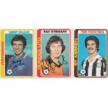 Football autographed Topps Scottish 1979,80 Trading Cards: A Nice Lot Of 3 Signed Topps Trading