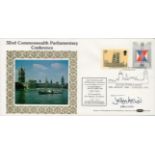 Jeffrey Archer signed 32nd commonwealth parliamentary conference FDC. 19,8,86 London SW1 postmark.