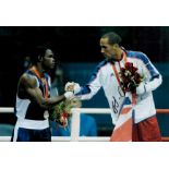 James DeGale Boxing Champion Signed Olympics 8x12 Photo. Good condition. All autographs are