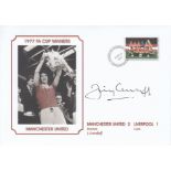 Football autographed Jimmy Greenhoff Commemorative Cover: A Superbly Designed Modern Commemorative