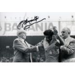 Football autographed Federico Bahamontes 6 X 4 Photo: B, W, Depicting A Wonderful Image Showing