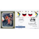 Andre Benard KBE signed Entente Cordiale FDC. Double postmark. 6,4,04 Paris and 6,4,04