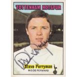 Football autographed Steve Perryman Trading Card: A & Bc 1970,71 Card Depicting Steve Perryman Of