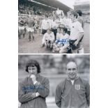 Football autographed Lot Of Roy Mcfarland 8 X 6 Photos: A Small Lot Of X 2 Signed 8 X 6 Photos