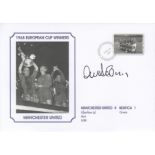 Football autographed Alex Stepney Commemorative Cover: A Superbly Designed Modern Commemorative