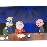 Ricky Gervais Popular Actor & Comedy Entertainer Signed 7x5 inch Photo. Good condition. All