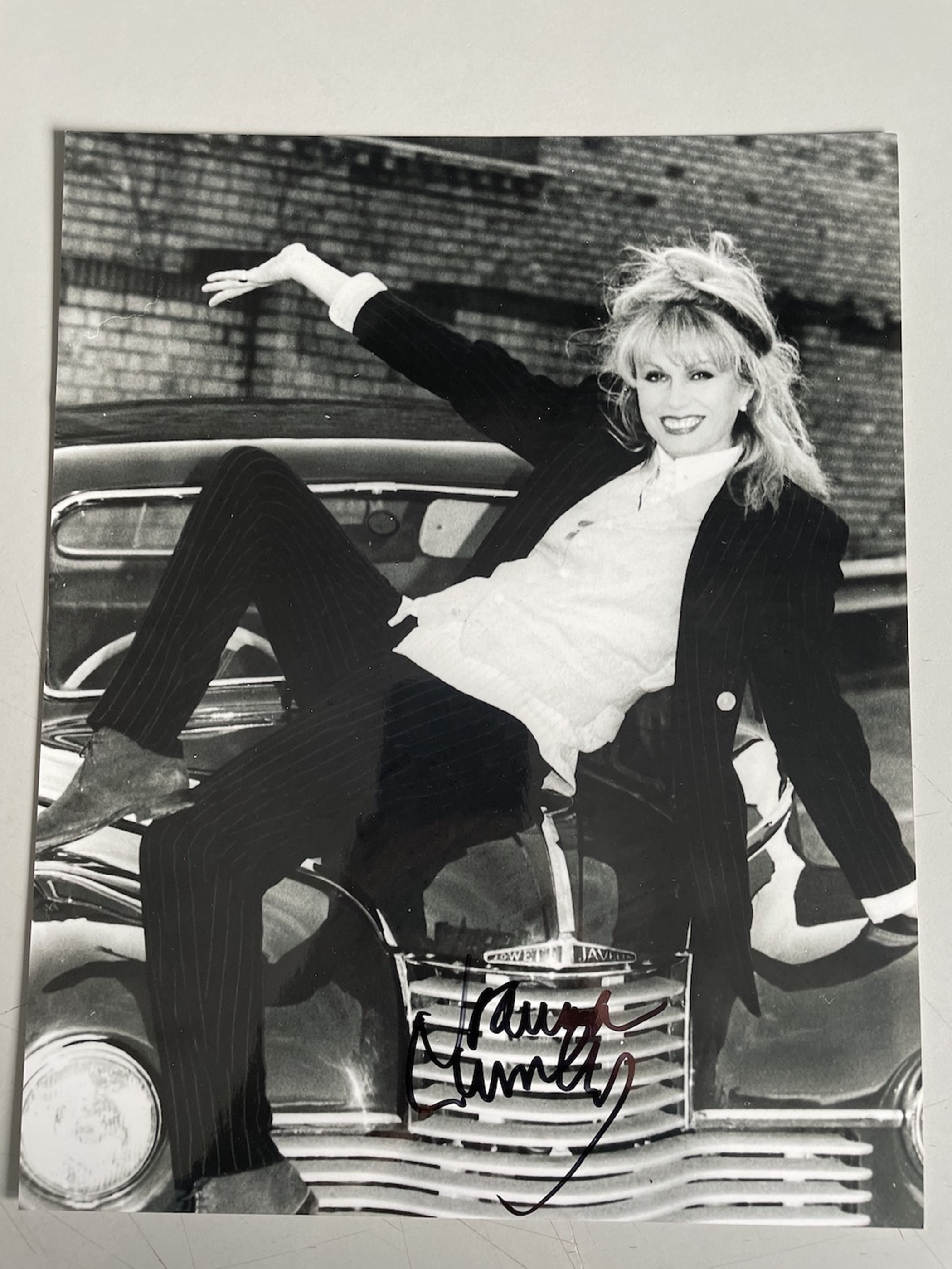 Joanna Lumley James Bond, Avengers Actress 10x8 inch signed photo. Good condition. All autographs