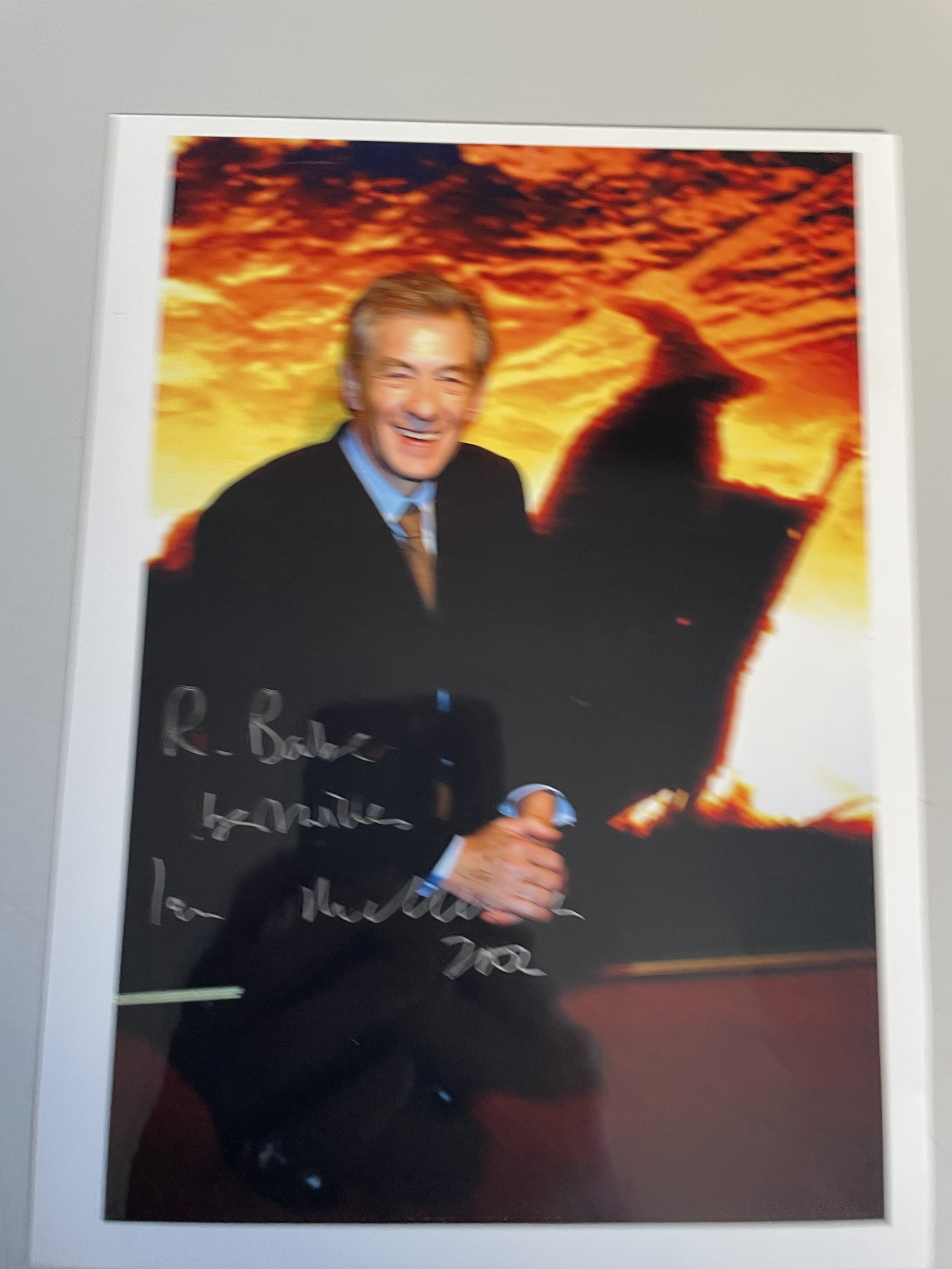 Ian McKellen Lord of the Rings Actor 8x6 inch Signed Photo. Good condition. All autographs are