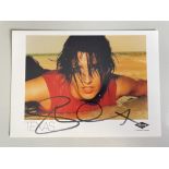 Sharleen Spiteri Chart Topping Singer, TEXAS Signed 7x5 inch Photo. Good condition. All autographs