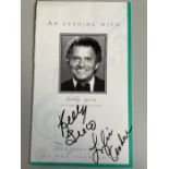 Buddy Greco, Lezlie Anders Musical Entertainers Signed Green Room Concert Cover. Good condition. All