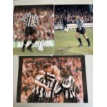 Barnes, Ginola, Beardsley, Albert, Srnicek, Tomasson Newcastle United Footballers Selection of 14