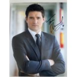 Tom Chambers Popular British Actor Signed 10x8 inch Photo. Good condition. All autographs are