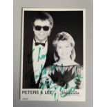 Diane Lee Chart Topping Singer, Pieters & Lee Signed 6x4 inch Photo. Good condition. All
