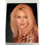 Caprice Bourret Business Woman, Model & Singer Signed 10x8 inch Photo. Good condition. All