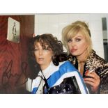 Jennifer Saunders Absolutely Fabulous Actress Signed 7x5 inch Photo. Good condition. All