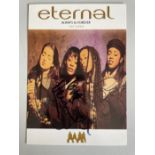 Eternal Chart Topping Girl Band Fully Signed 6x4 inch Promo Photo. Good condition. All autographs