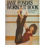 Jane Fonda's Workout Book by Jane Fonda. Published in 1982. Spine and Dust Jacket in Fair condition.