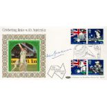 Don Bradman signed Cricketing Links with Australia FDC PM Great Britain Cricketing Links 21st June