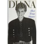 Diana 1st Edition Hardback Book- Her True story by Andrew Morton. Published in 1992. Spine and