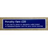 London Underground Penalty Fare 2000's Carriage. Good condition. All autographs are genuine hand