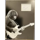 Joan Armatrading 16x12 mounted and matted signature piece includes superb black and white photo.