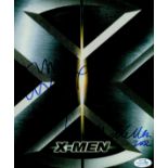 Tv and Film. Ian McKellen and Alan Cumming Signed 10 x 8 inch Colour X-Men Promo Photo. Signed in