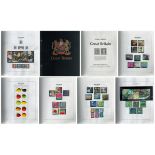 Stamps. Stanley Gibbons Stamp Album Containing GB Mint Stamps. Face Value £470+. Slipcase