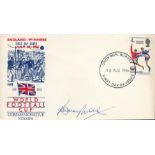 Bobby Moore, a signed World Cup Cover, stamped England - Winners. Footballer and iconic captain of